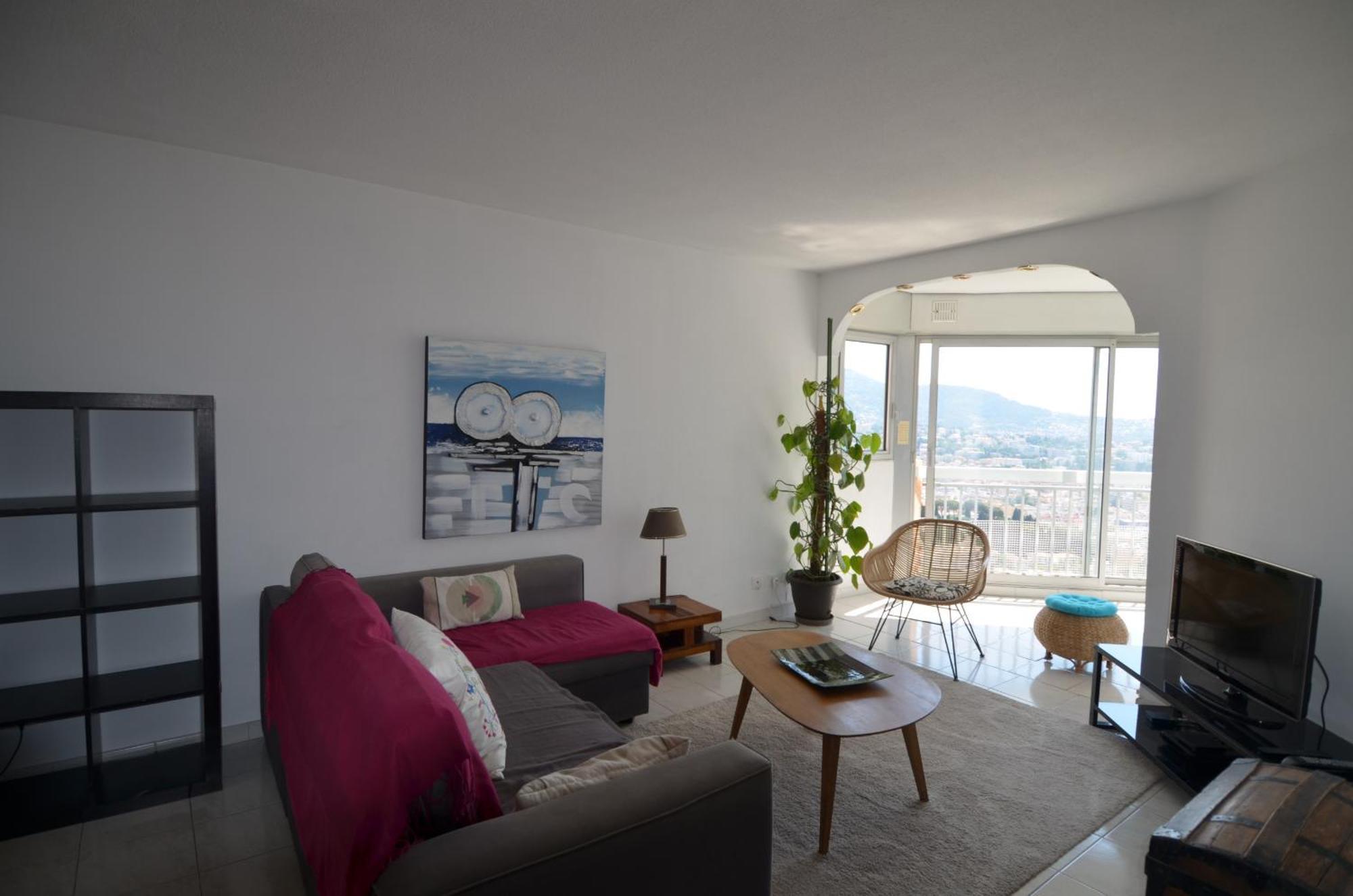 Babylone - Vue Panoramique Avec Piscine Pour 6 Personnes A Quartier Pessicart Apartment Nizza